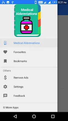 Medical Abbreviations android App screenshot 4